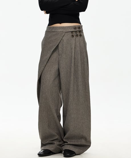 REGALWRAP WIDE PANTS /2color
