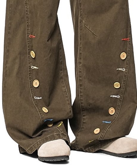 BUTTONCRAFT WIDE PANTS /3color