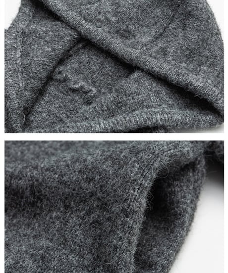 WOOLNEST HOODED CARDIGAN /3color
