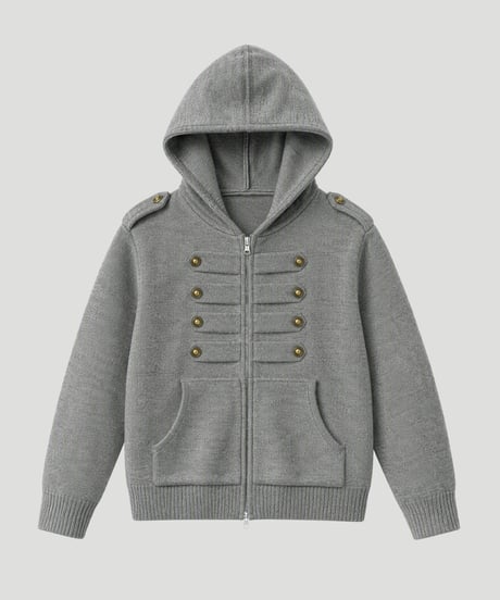 REGALIA ZIP CARDIGAN /3color
