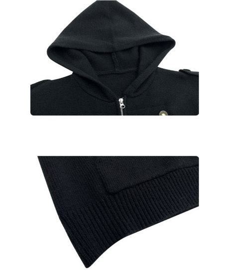 REGALIA ZIP CARDIGAN /3color