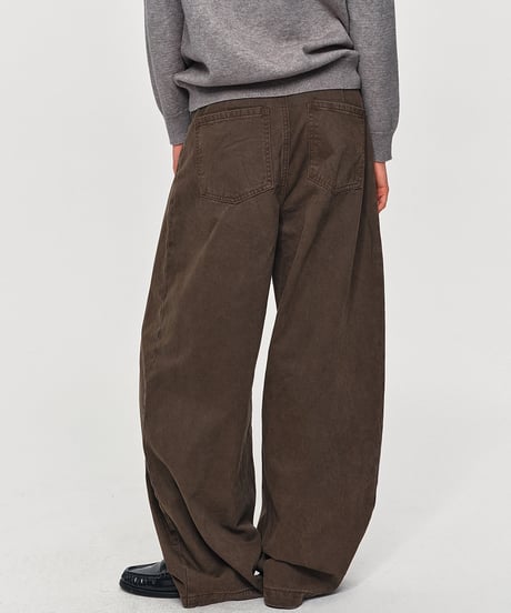 ARCHPLEAT WIDE DENIM /5color