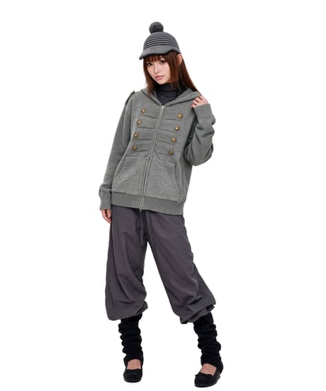 REGALIA ZIP CARDIGAN /3color
