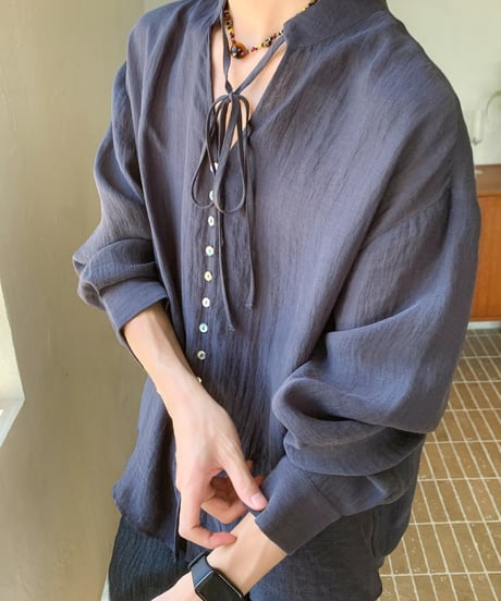 VEILTIE NECK SHIRT