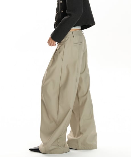 REGALPLEAT WIDE PANTS /3color