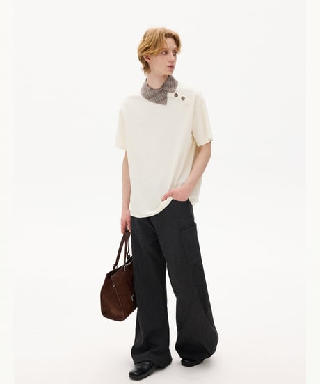HERITAGE COLLAR TEE /2color