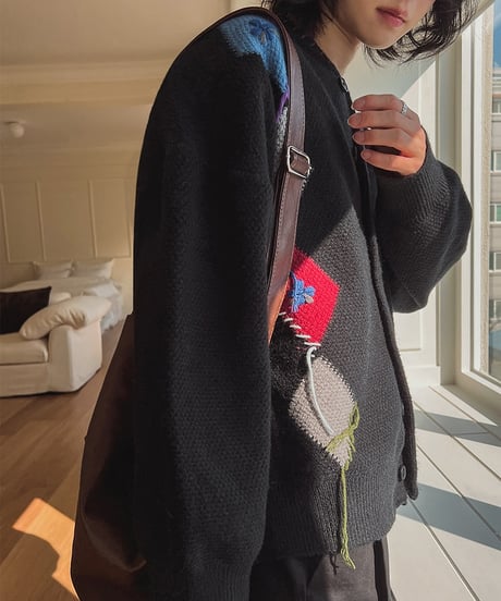 FRAYDIAMOND CARDIGAN