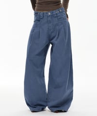 ARCHPLEAT WIDE DENIM /5color