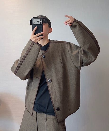 NOBLESTITCH CROP JACKET
