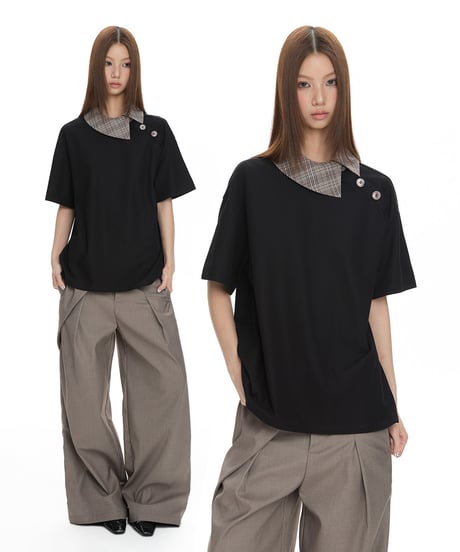 HERITAGE COLLAR TEE /2color