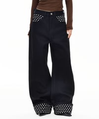 POLKADOT LOOSE DENIM