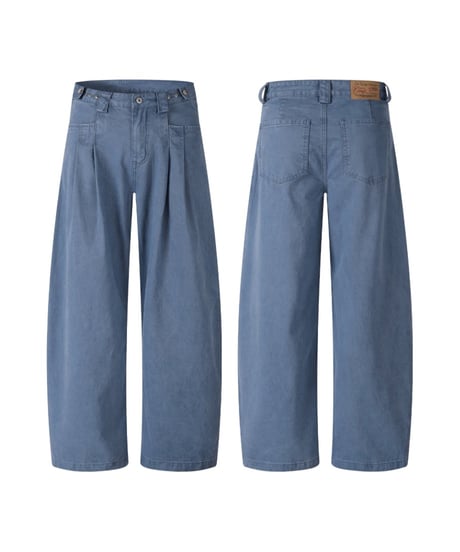 ARCHPLEAT WIDE DENIM /5color