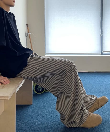 BREEZESTRIPE WIDE PANTS