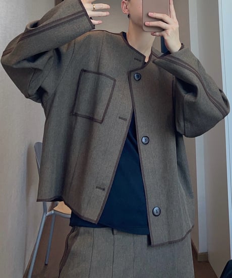 NOBLESTITCH CROP JACKET