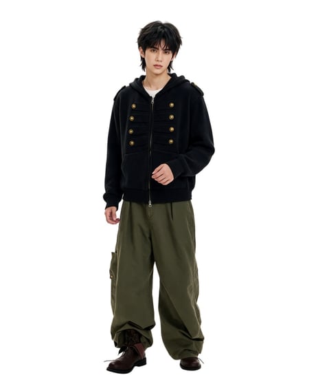 REGALIA ZIP CARDIGAN /3color
