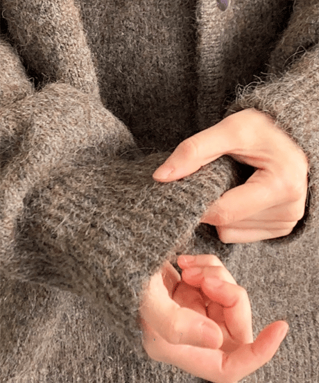 WOOLNEST HOODED CARDIGAN /3color