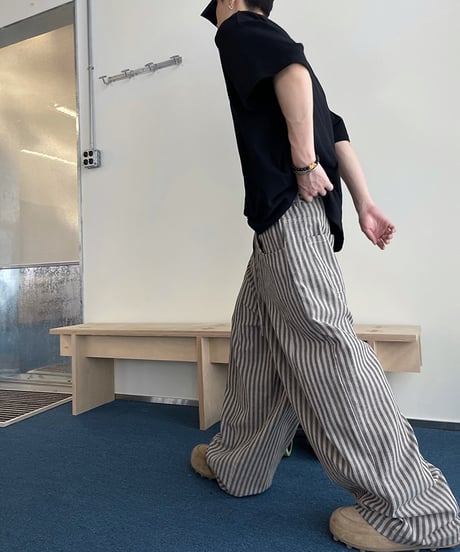 BREEZESTRIPE WIDE PANTS