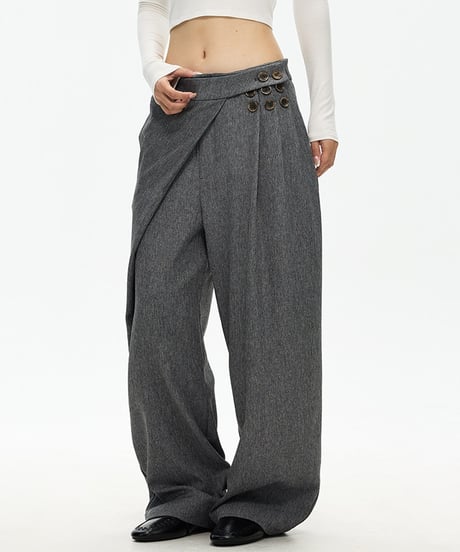 REGALWRAP WIDE PANTS /2color