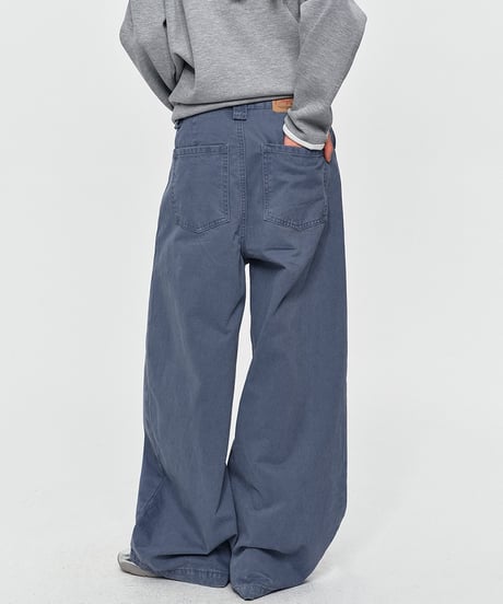 ARCHPLEAT WIDE DENIM /5color