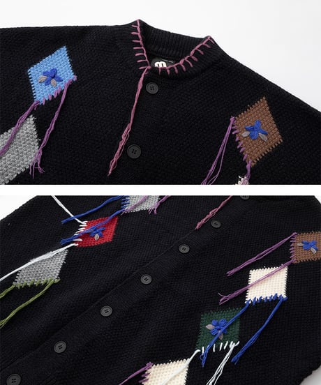 FRAYDIAMOND CARDIGAN