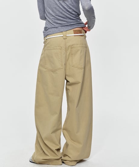 ARCHPLEAT WIDE DENIM /5color