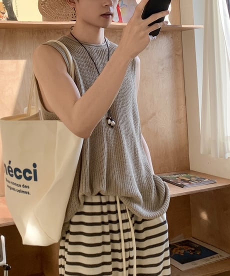BREEZEKNIT SLEEVELESS /2color