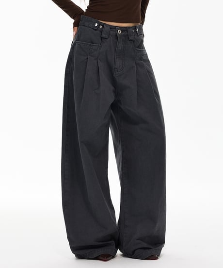 ARCHPLEAT WIDE DENIM /5color