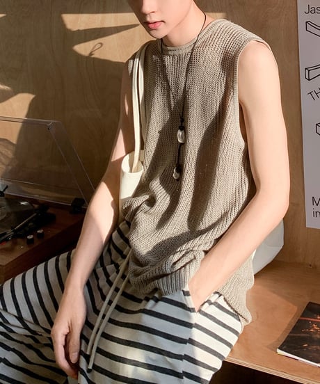 BREEZEKNIT SLEEVELESS /2color