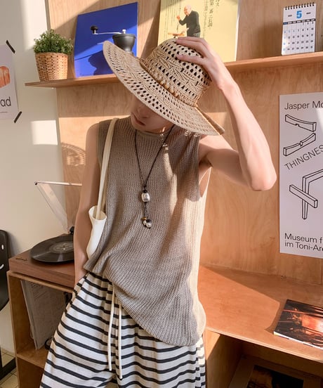 BREEZEKNIT SLEEVELESS /2color