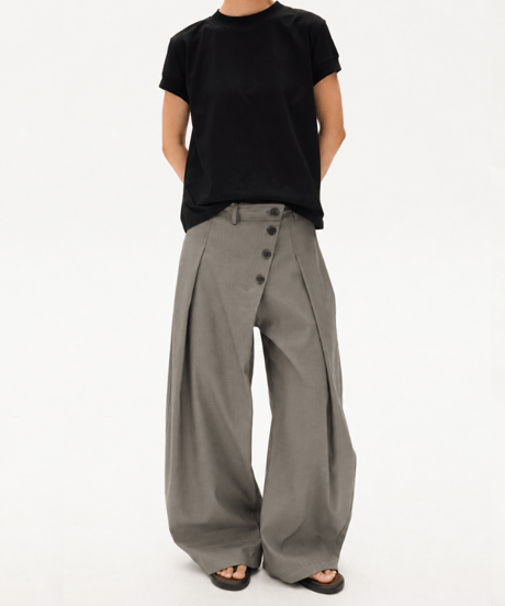 LUXFLOW WIDE PANTS /2color