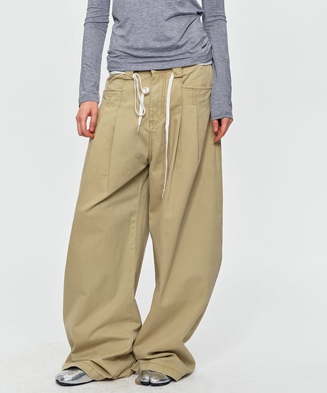 ARCHPLEAT WIDE DENIM /5color