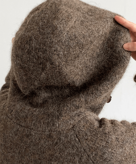 WOOLNEST HOODED CARDIGAN /3color