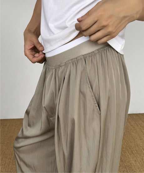 SATINVEIL LOUNGE PANTS /3color