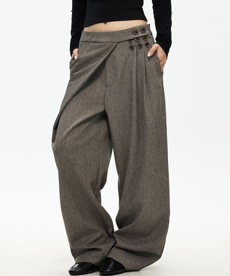 REGALWRAP WIDE PANTS /2color