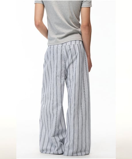 LINENVEIL WIDE PANTS /3color