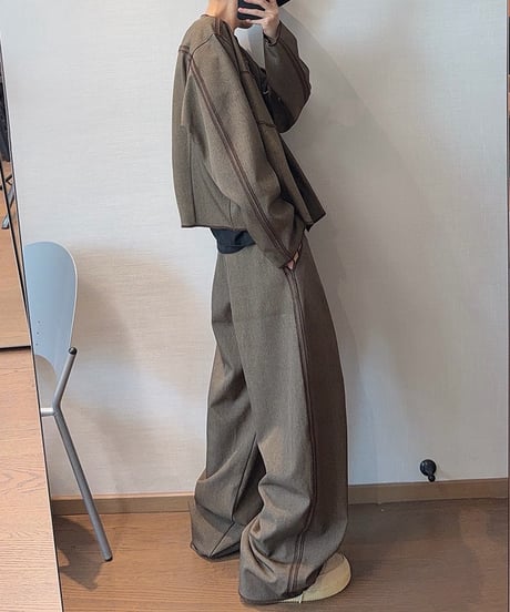 NOBLESTITCH WIDE PANTS