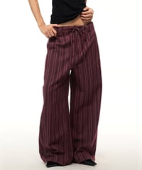 LINENVEIL WIDE PANTS /3color