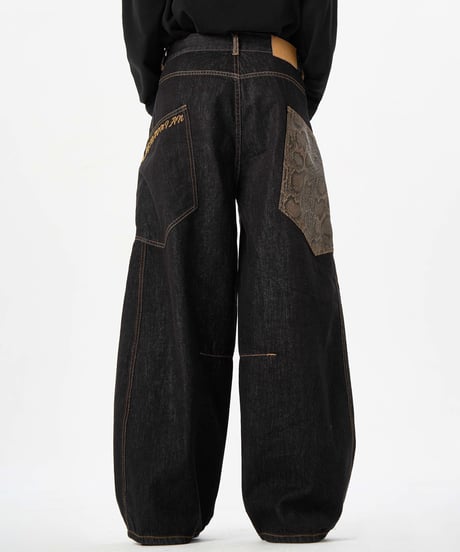 SNAKEPATCH WIDE DENIM