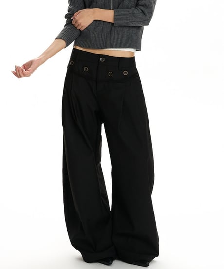 REGALPLEAT WIDE PANTS /3color