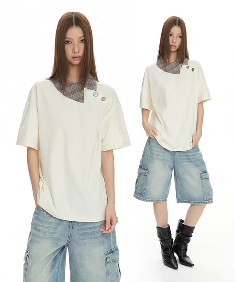 HERITAGE COLLAR TEE /2color