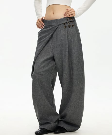 REGALWRAP WIDE PANTS /2color