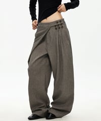 REGALWRAP WIDE PANTS /2color