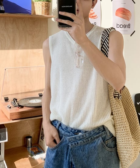 BREEZEKNIT SLEEVELESS /2color