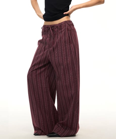 LINENVEIL WIDE PANTS /3color