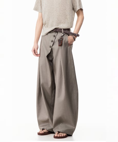 LUXFLOW WIDE PANTS /2color