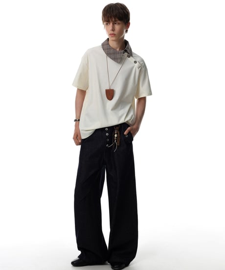 HERITAGE COLLAR TEE /2color