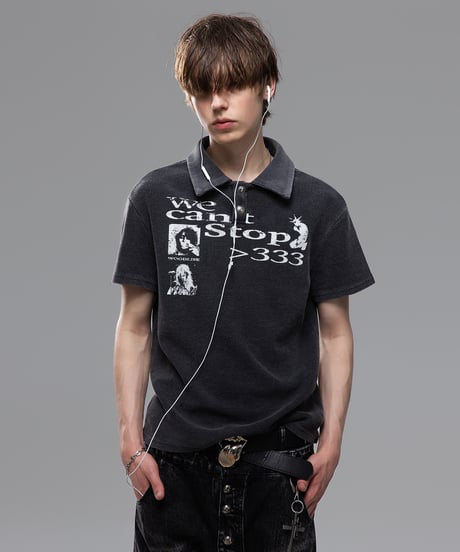 VINTAGEGRID SKIPPER POLO /2color