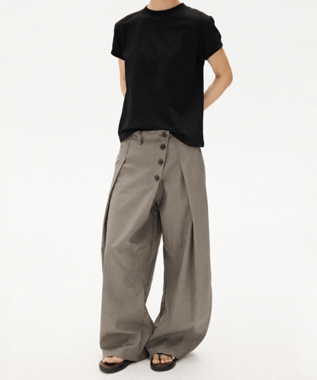 LUXFLOW WIDE PANTS /2color