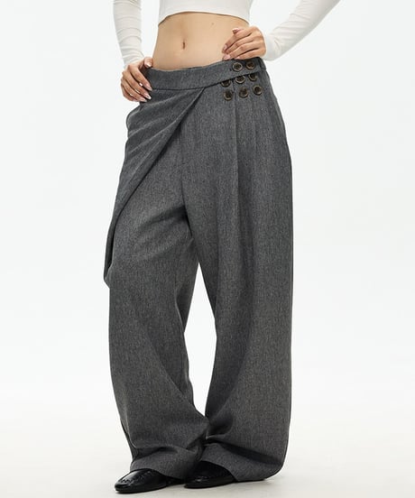 REGALWRAP WIDE PANTS /2color