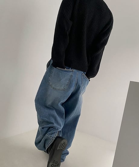ASYMORA HIGH NECK KNIT /2color